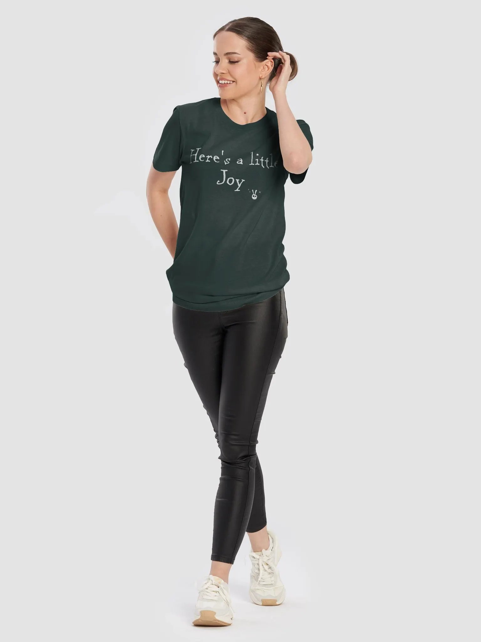 Here's a little Joy Tee -dark product image (2)