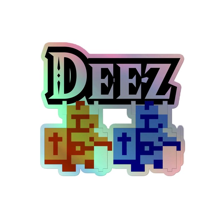 DEEZ Darknuts Holographic Sticker Sheet product image (2)