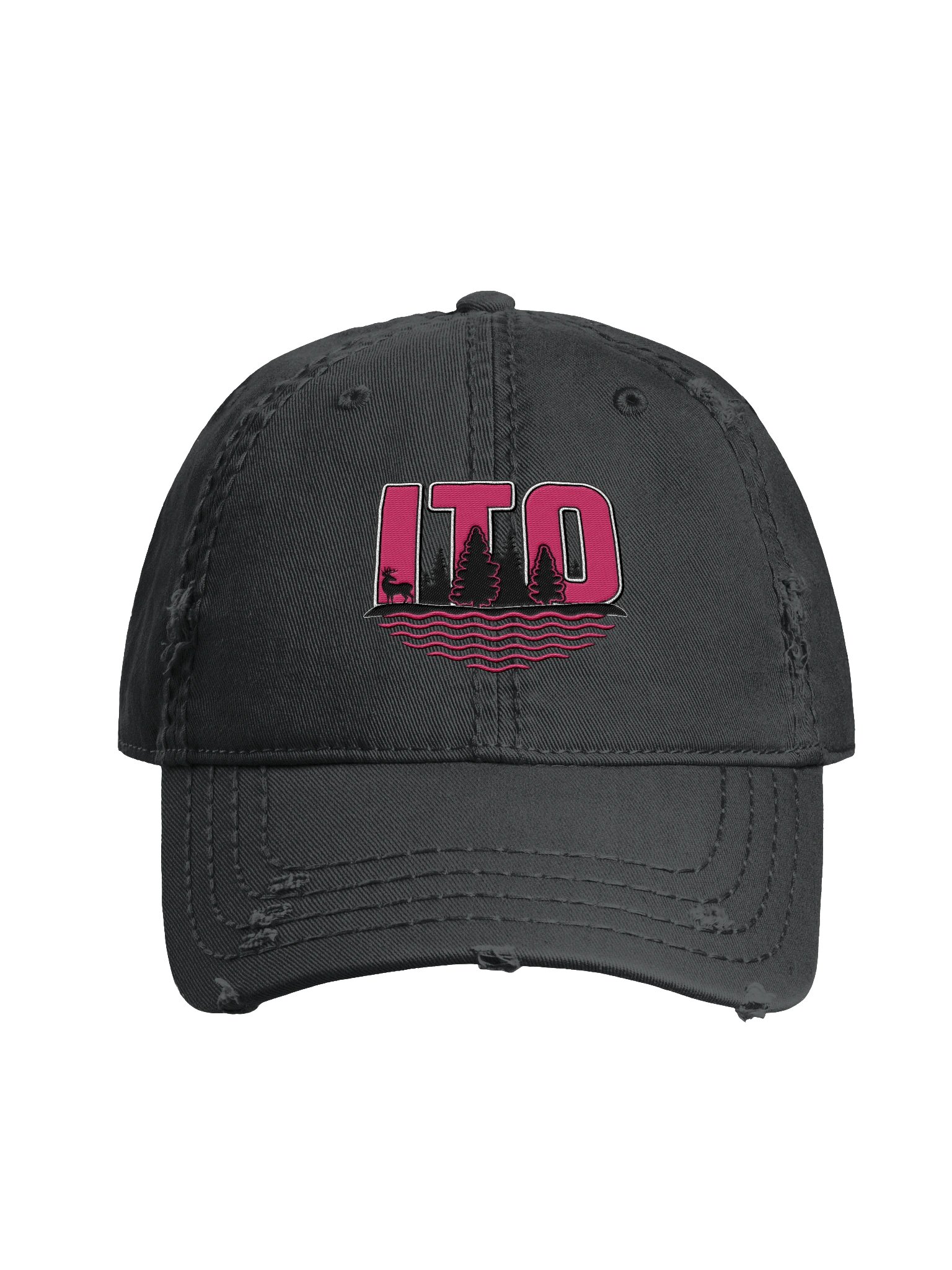 Pink ITO Distressed Hat product image (1)