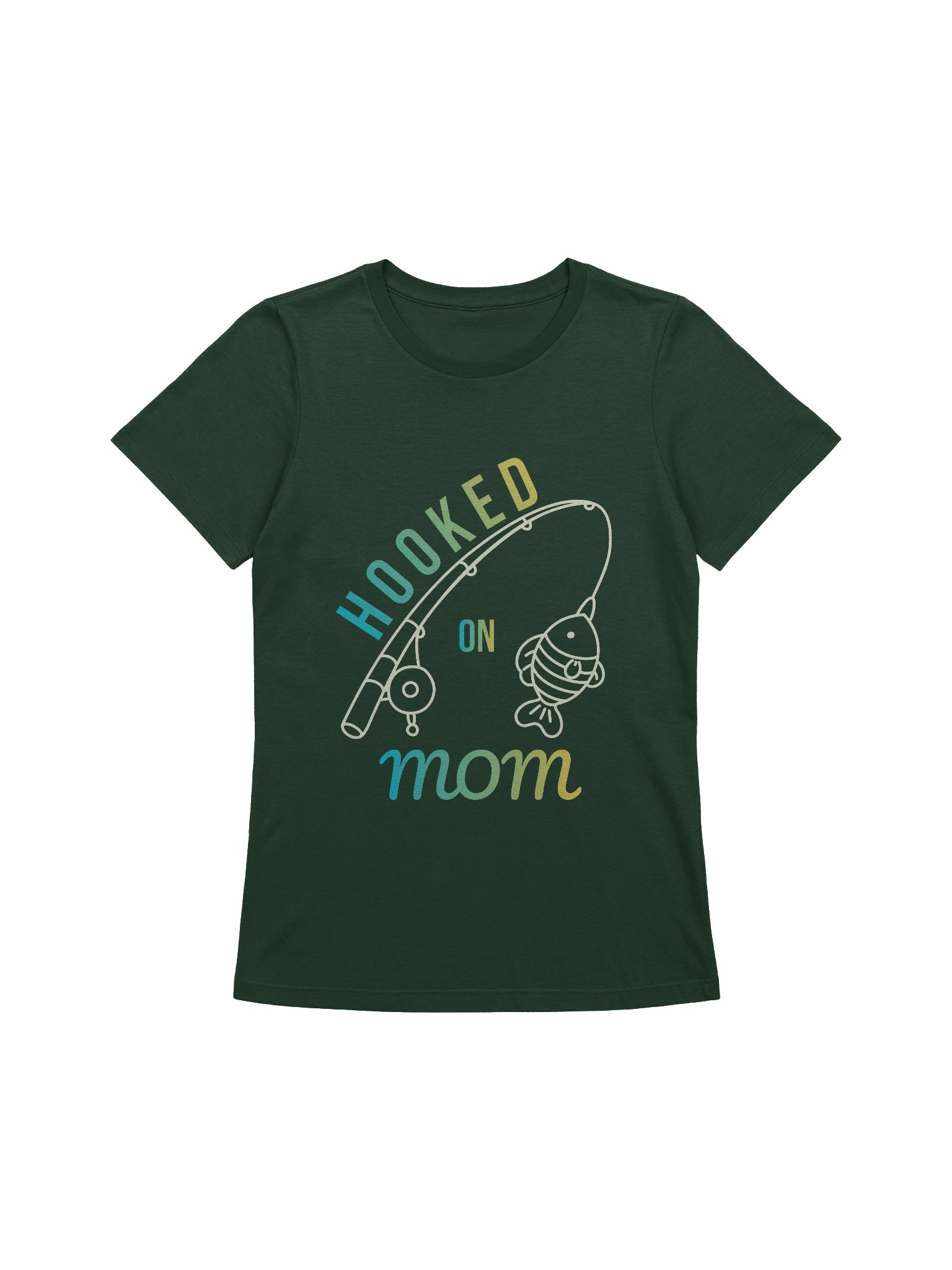 Hooked on Mom Fishing Shirt – Gift for Fishing Moms product image (1)