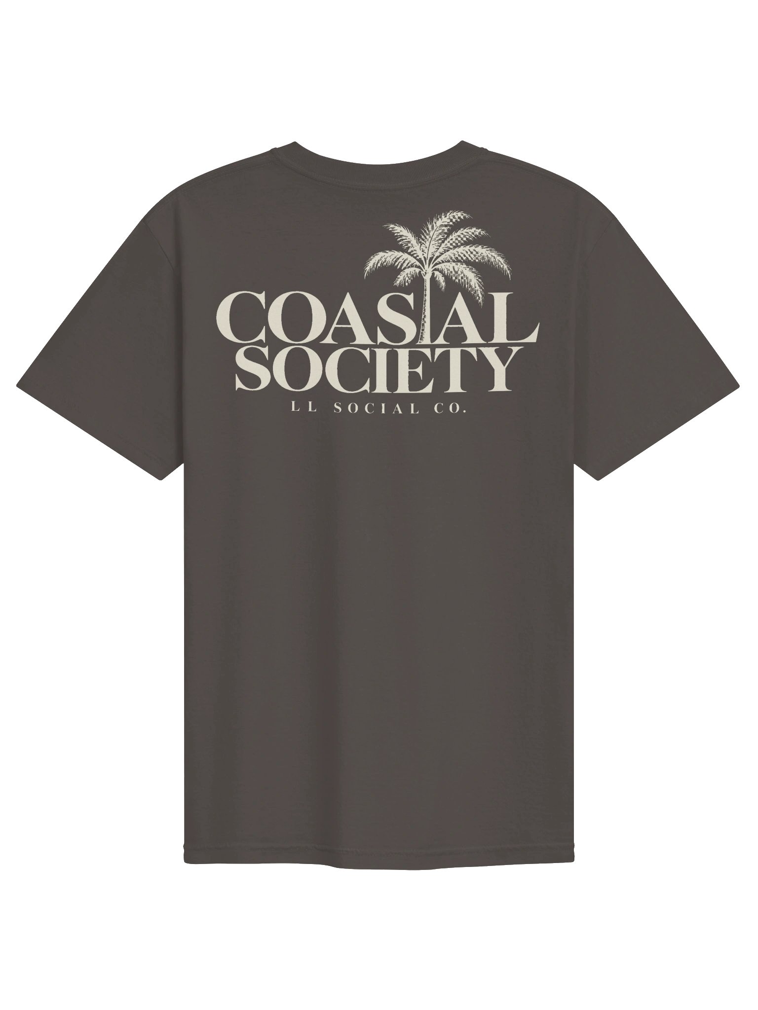 LL Social Co. Coastal Society Tee — Palm | Ivory product image (17)