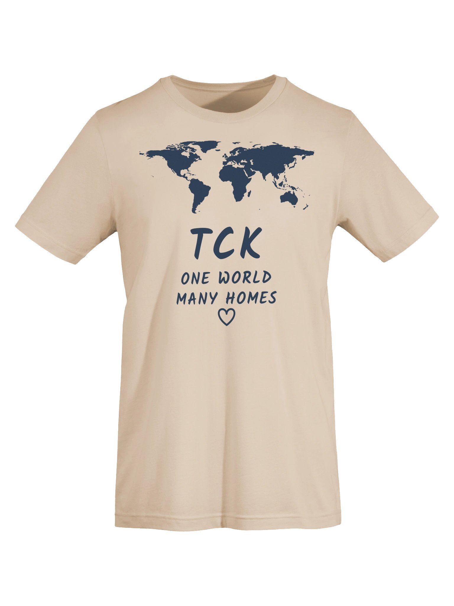TCK One World Many Homes Tee (Navy Print) product image (13)