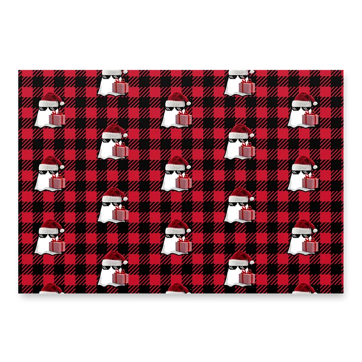Ghost christmas gift wrap product image (1)