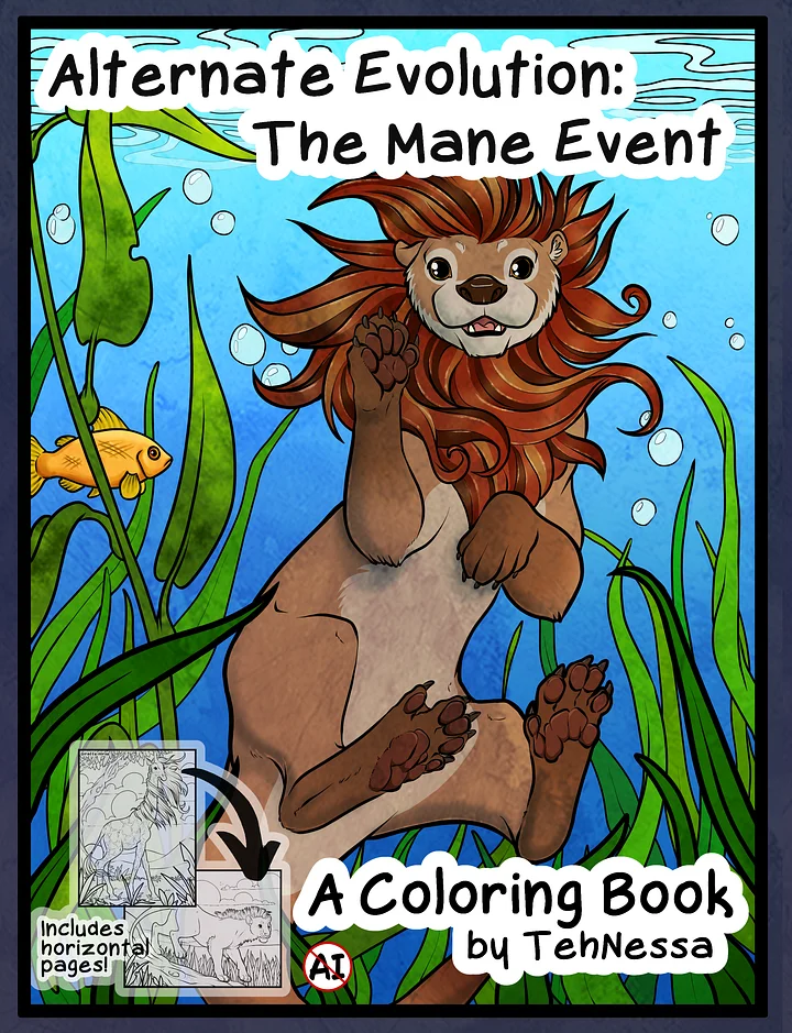 Alternate Evolution: The Mane Event Coloring Book product image (1)