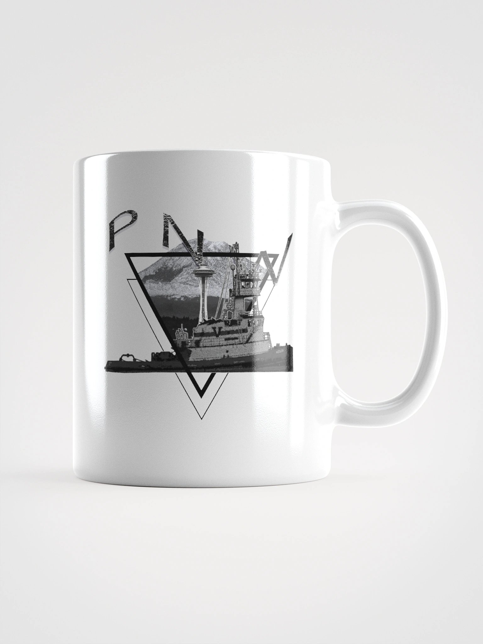 Hudson VB Triangle-Mt Raine- PNW Mug 11oz, 15oz, & 20oz product image (2)
