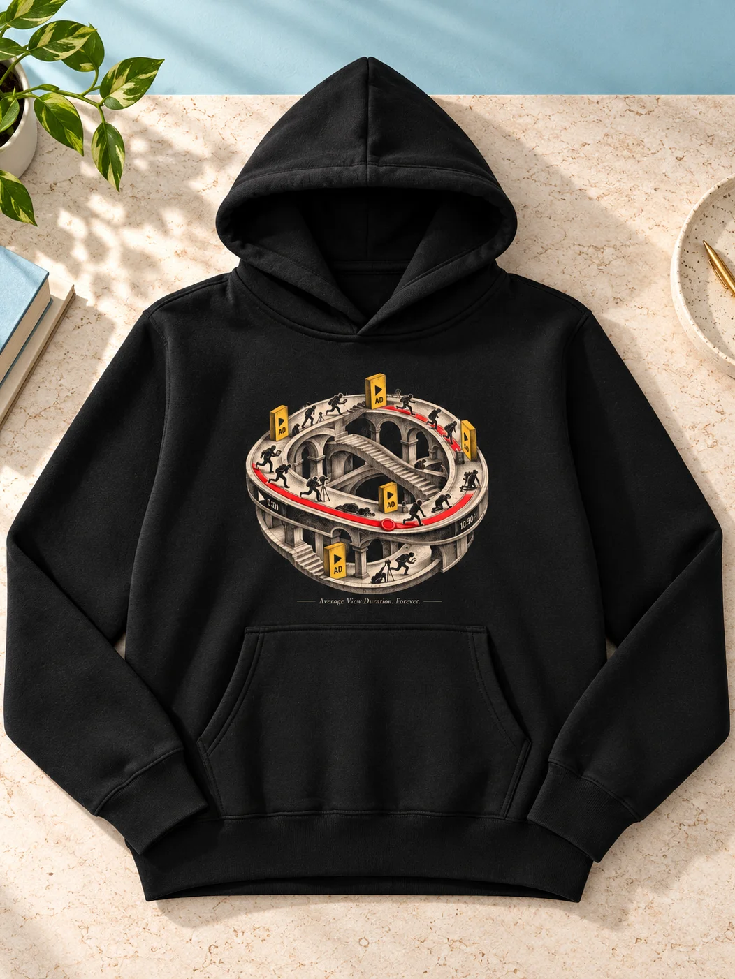 The Algorithmic Labyrinth Hoodie product image (2)