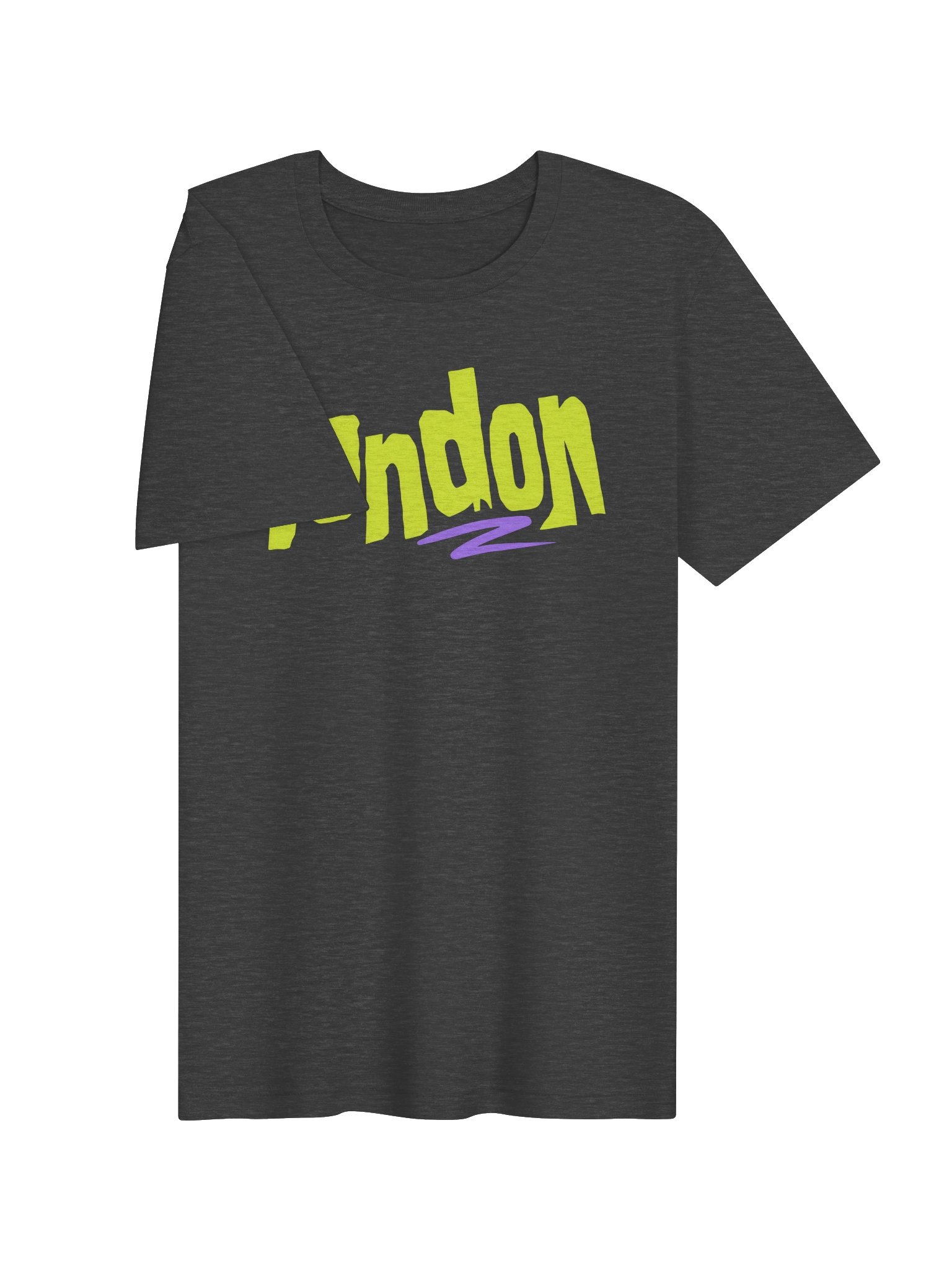 London Yellow Scribble Tee product image (3)