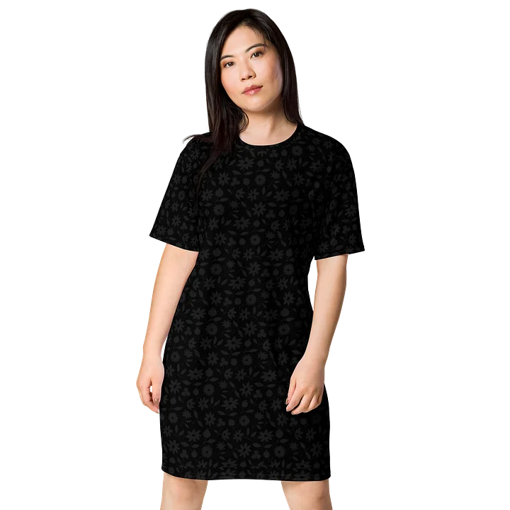 Midnight Floral All-Over Print T-Shirt Dress product image (1)