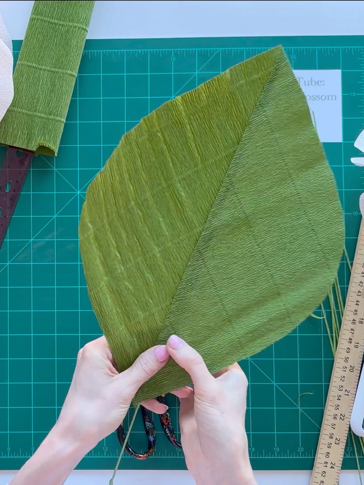 DIY Giant Paper English Rose: Templates from Video Tutorial + Materials Checklist product image (11)