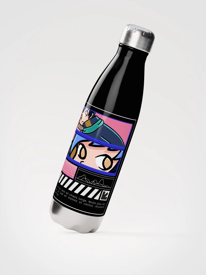 Anime Panel Stainless Steel Water Bottle product image (2)