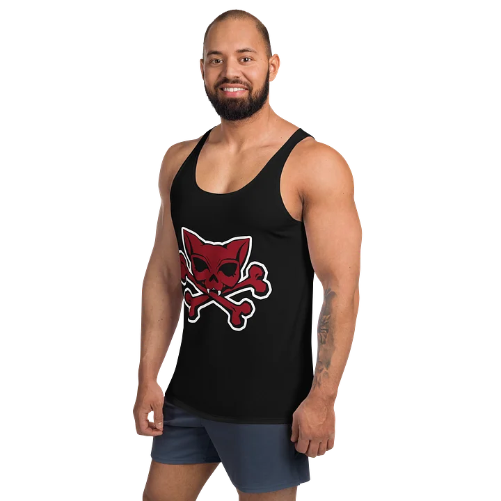 Red Kat Skull Designer Tanktop product image (2)