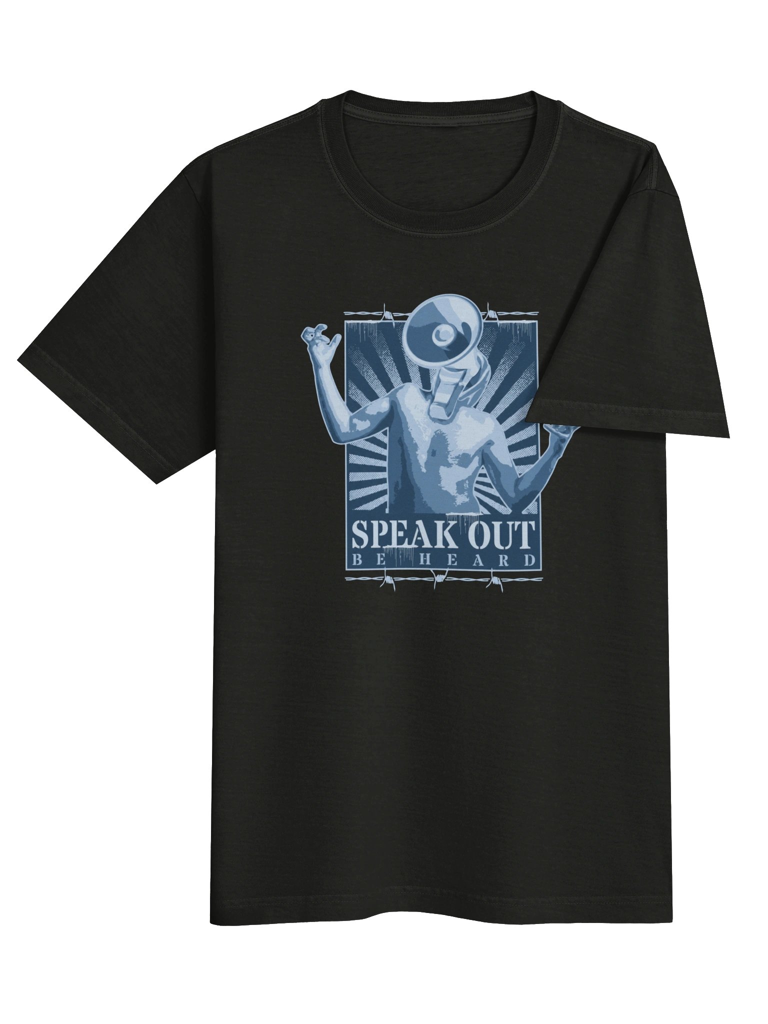 Speak Out Be Heard T-Shirt - Activist Megaphone Head Shirt | Protest Streetwear Tee product image (28)
