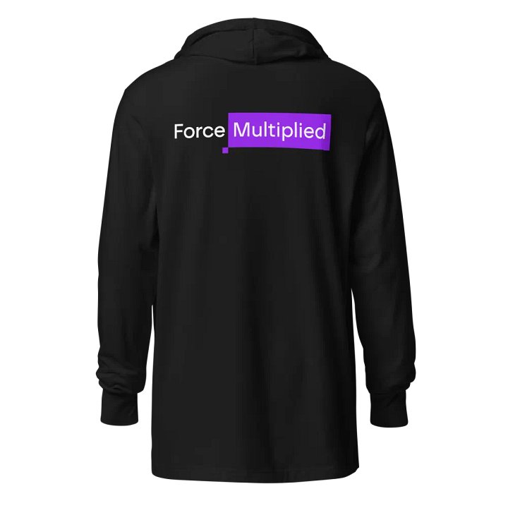 RO Bella + Canvas Long Sleeve Hooded Tee (BACK TAGLINE) product image (2)