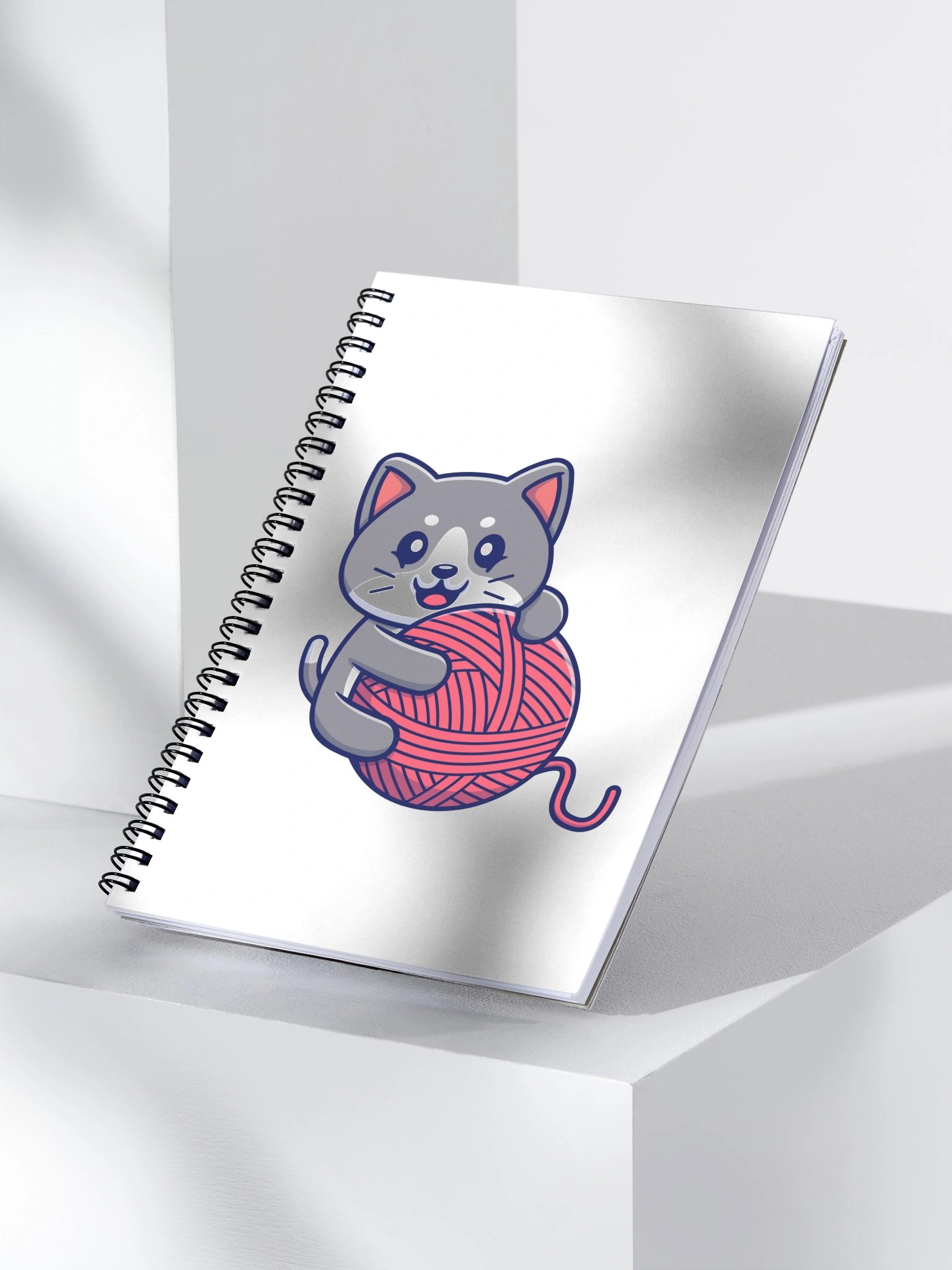Happy Cat Yarn Spiral Notebook product image (3)