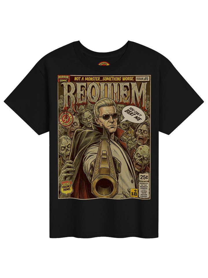 Resident Evil Requiem Zeno Comic Art T-Shirt product image (1)