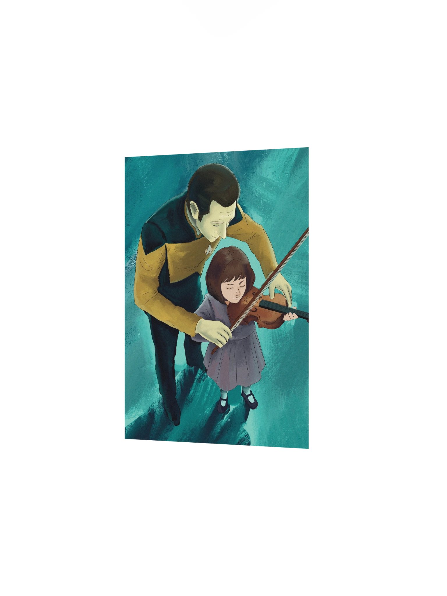 First Violin Lesson Print product image (2)