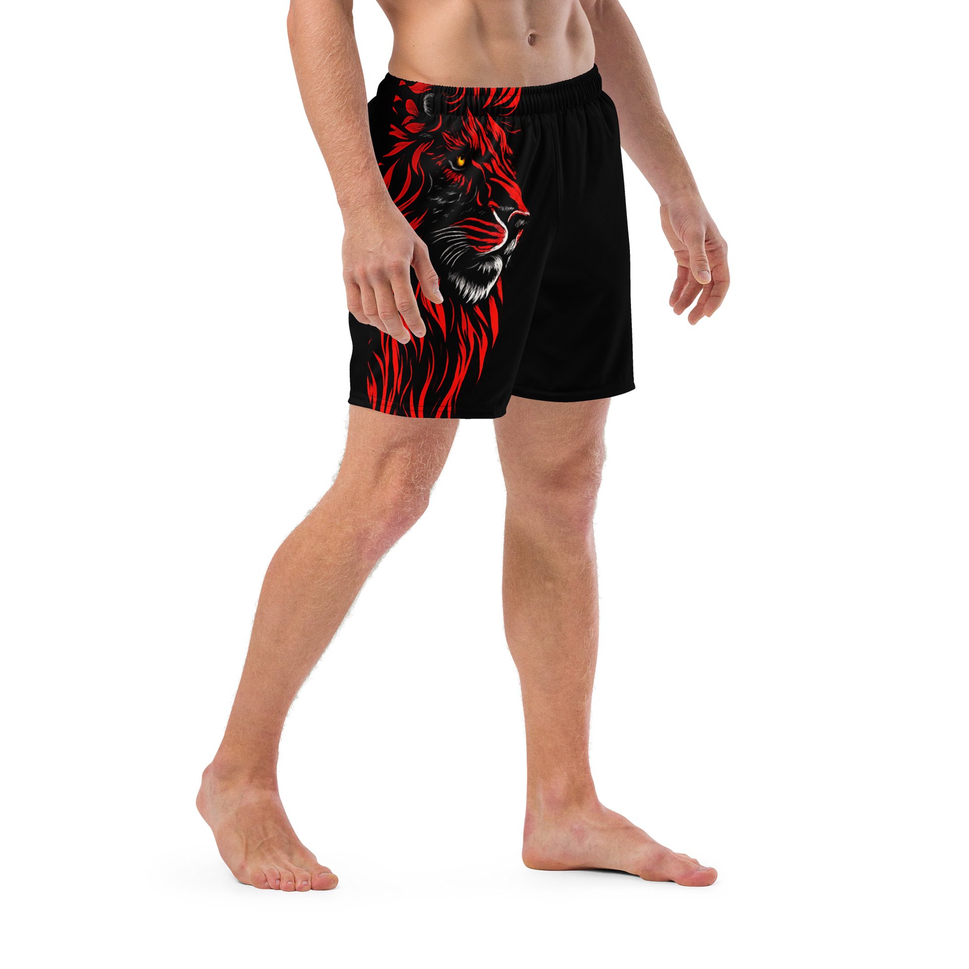 Red Mane Lion Swim Trunks product image (6)