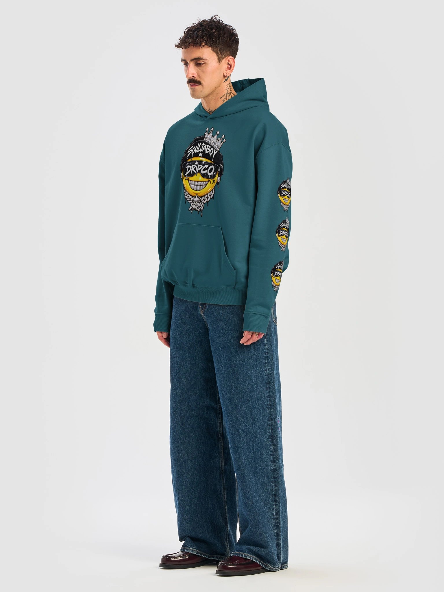 DRIPCO Bling Smiley Streetwear Hoodie product image (27)