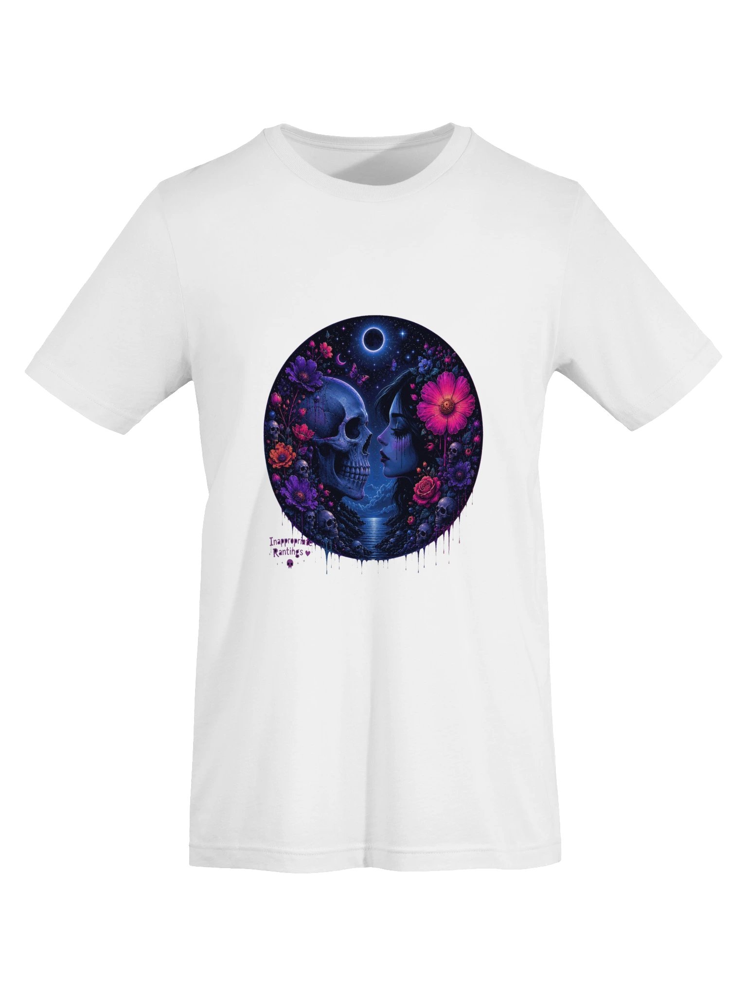 Inappropriate Rantings Skull & Cosmic T-Shirt product image (21)