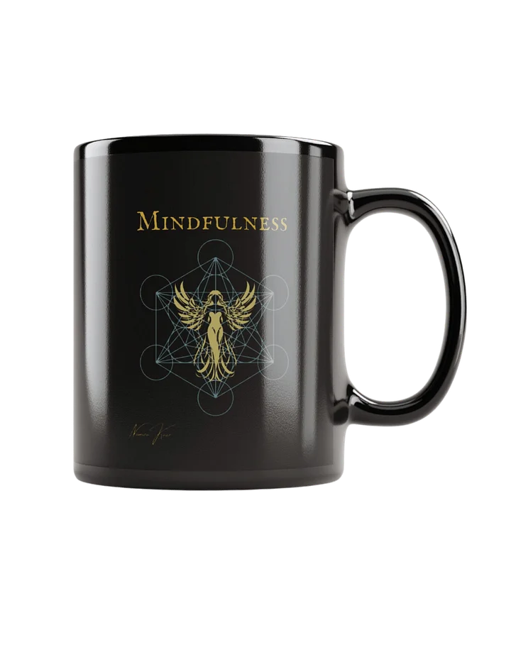 Metatron's Cube- Black Glossy Mug product image (1)