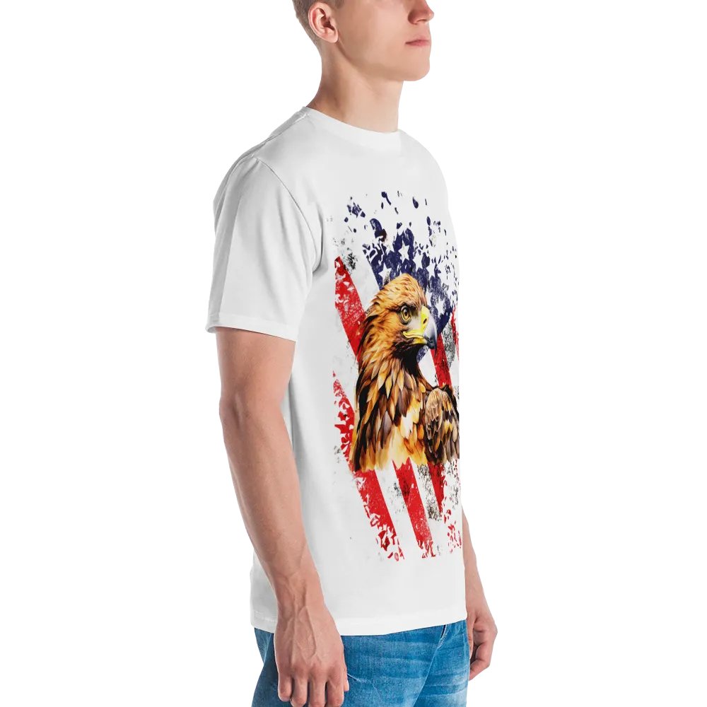 American Patriotic Eagle All-Over Print Tee product image (4)