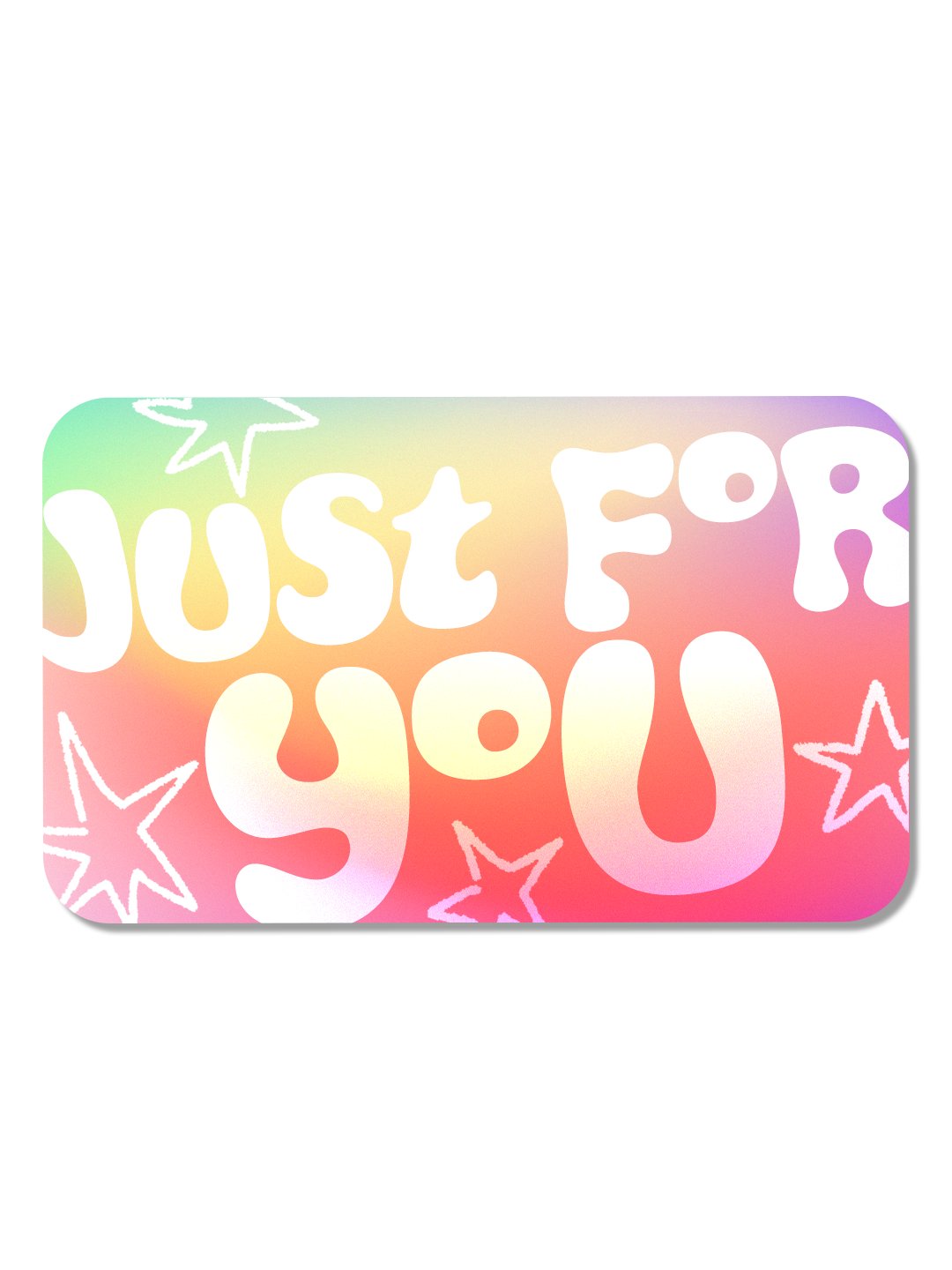 Rainbow Gift Card Design product image (1)