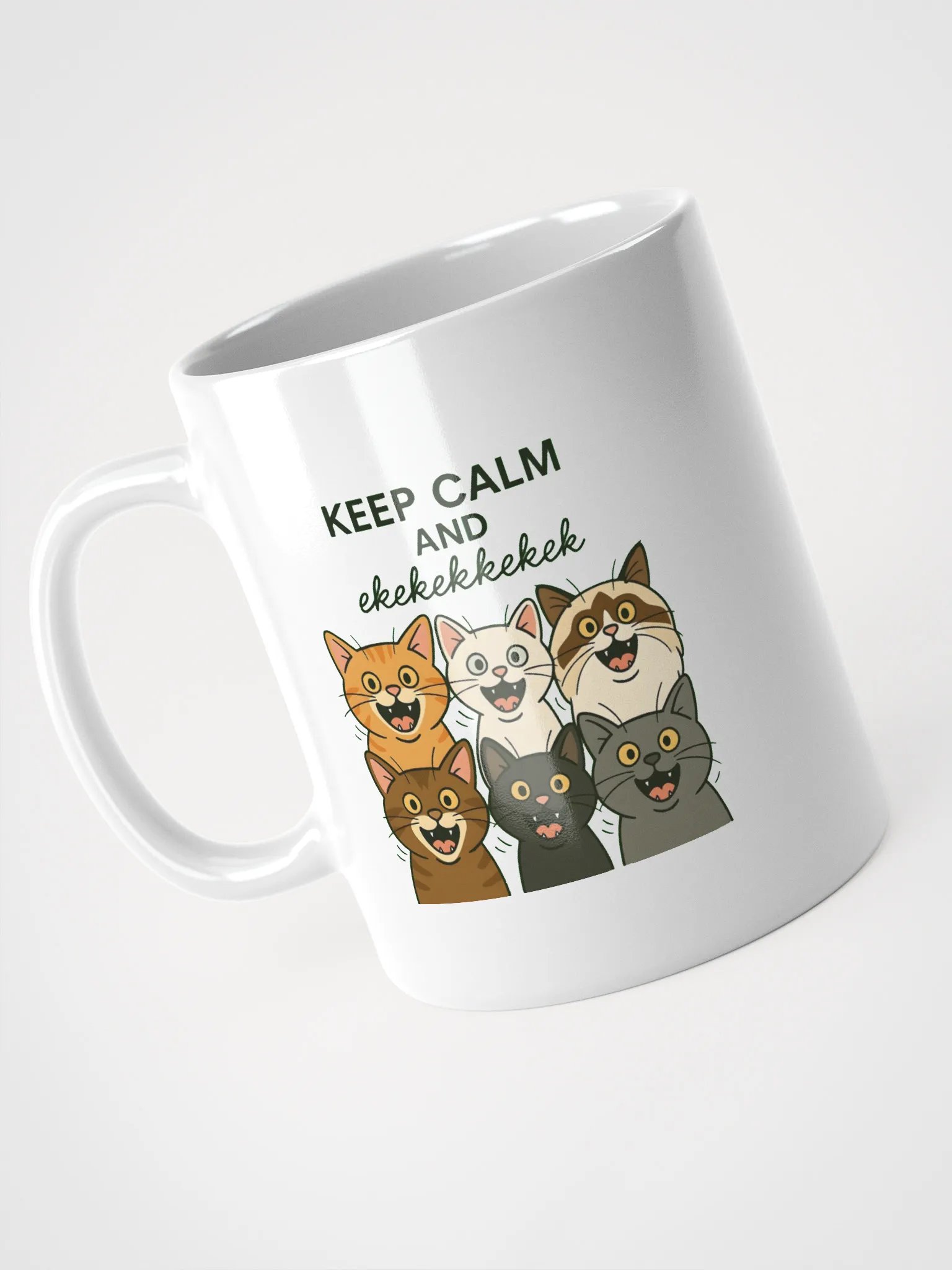 Cats Chattering Mug, no. EKK005 product image (1)