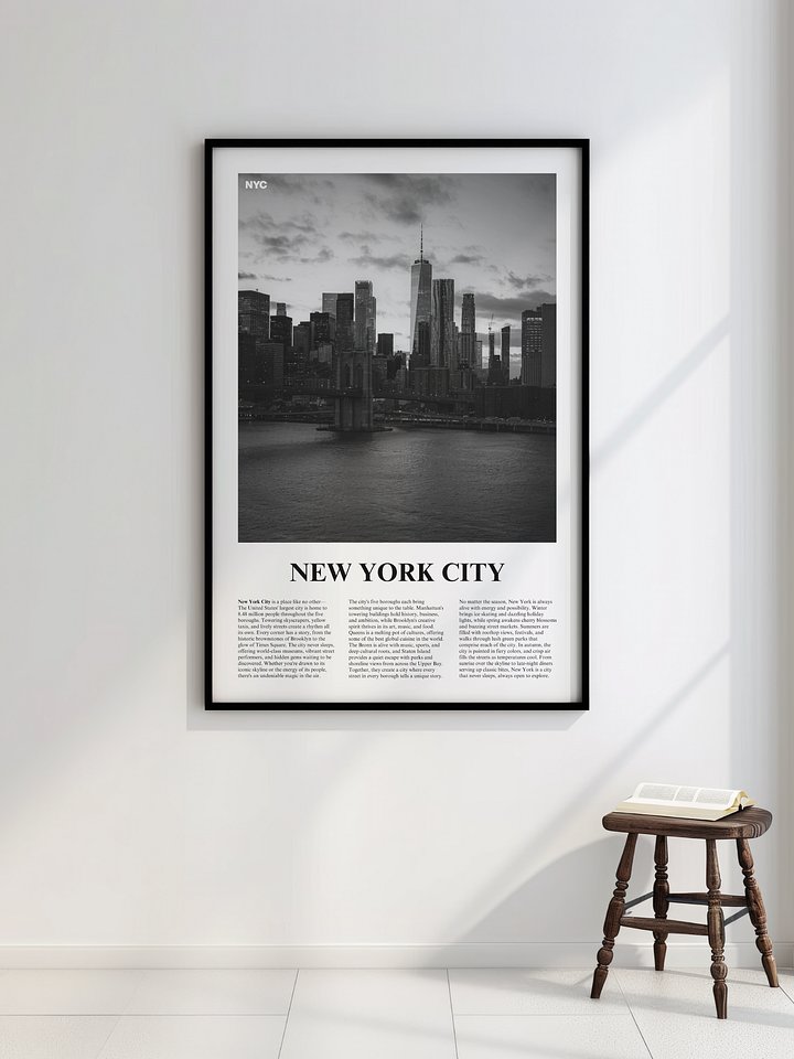 New York City 02 Newspaper Poster product image (2)