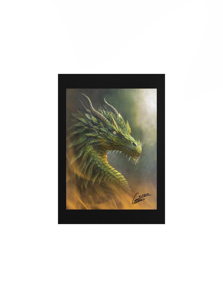 Green Dragon Matte Print product image (1)