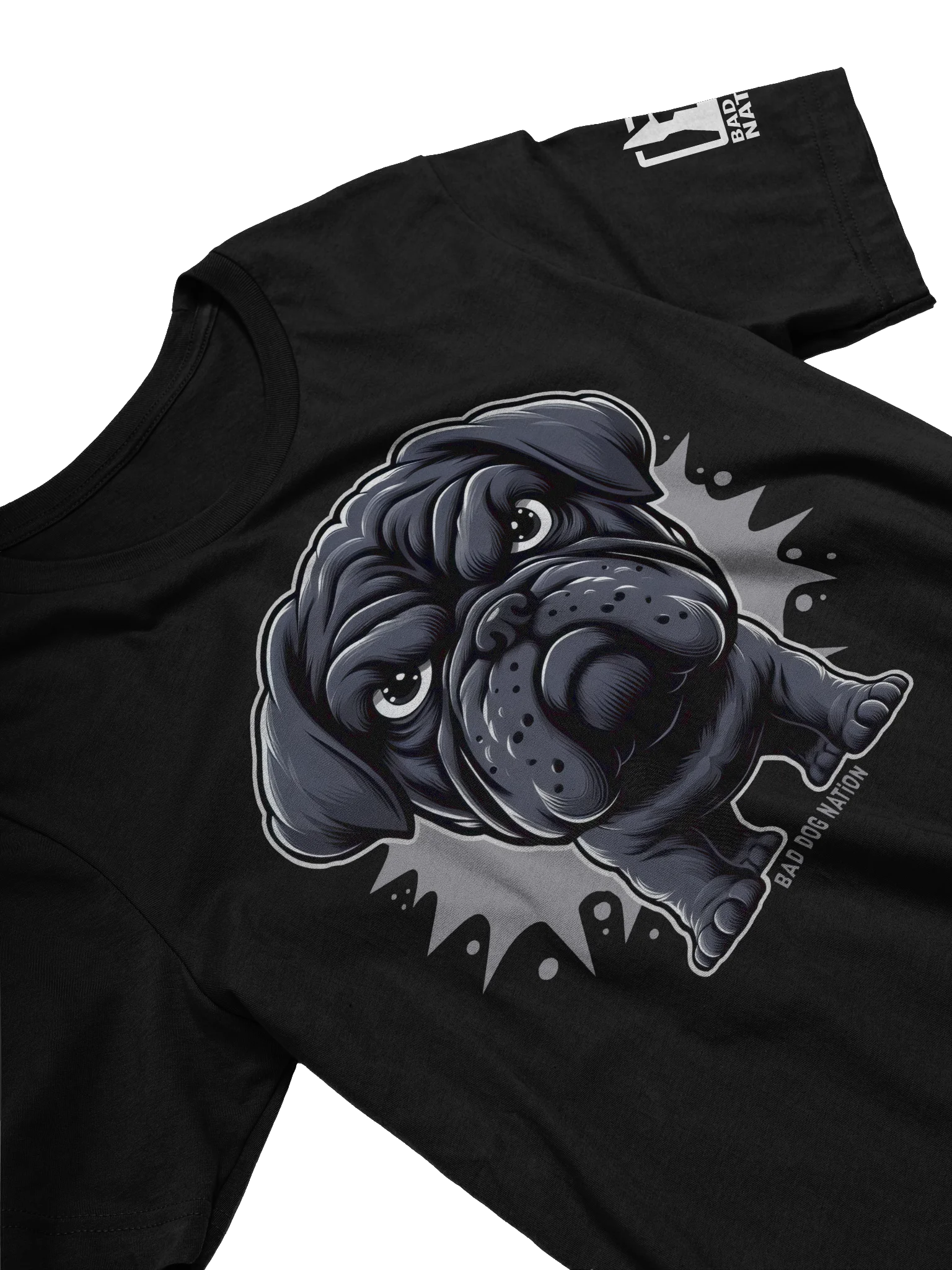 Neapolitan Mastiff Angry Pup - Premium Unisex T-shirt product image (2)