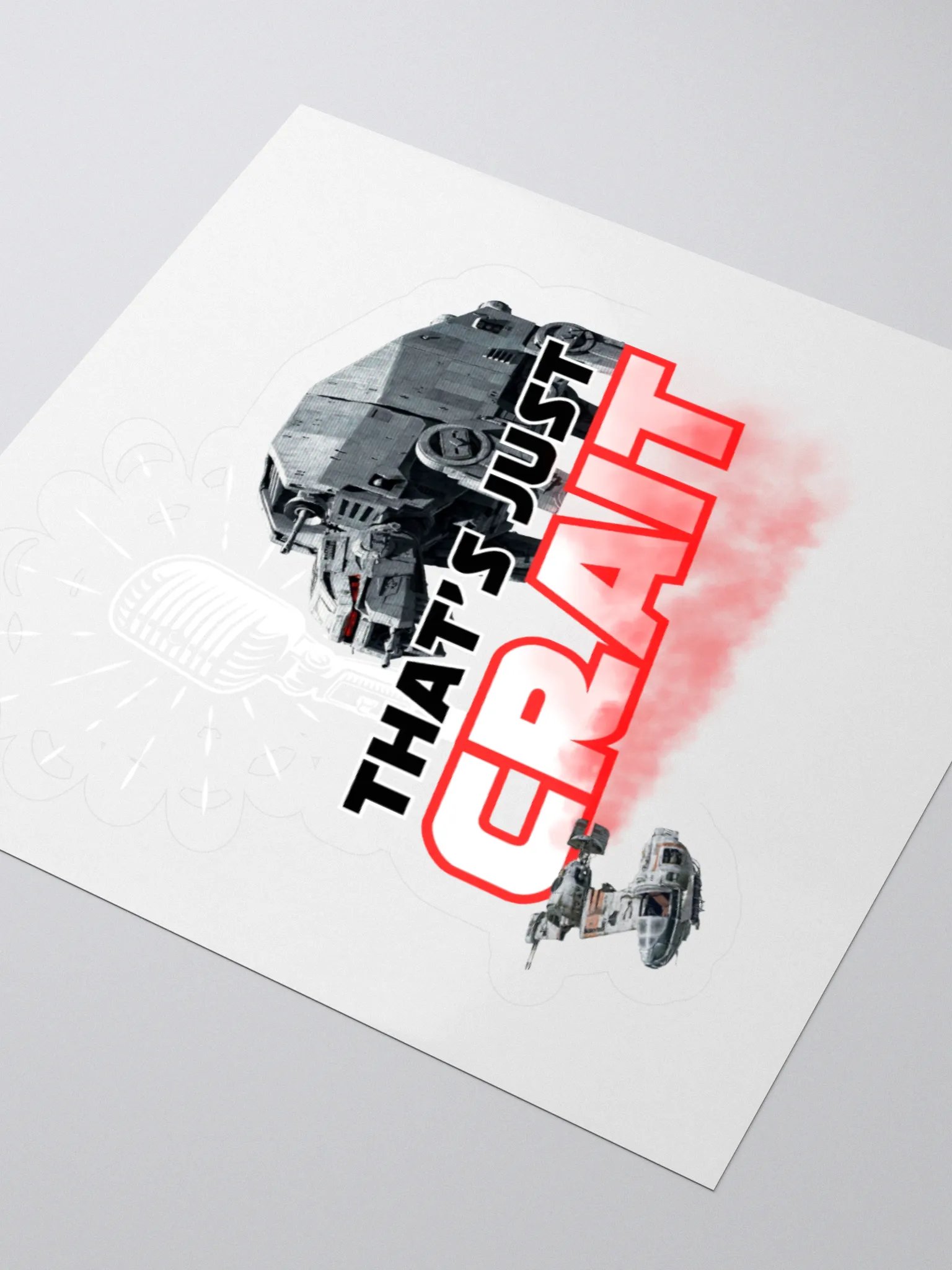 That's Just Crait! sticker product image (7)