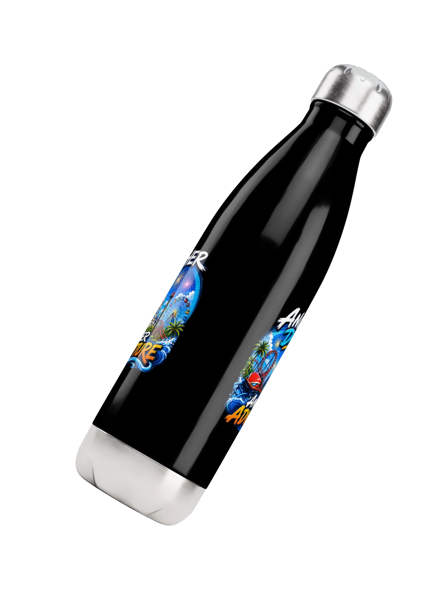 Another Day, Another Adventure Theme Park Stainless Steel Water Bottle product image (4)