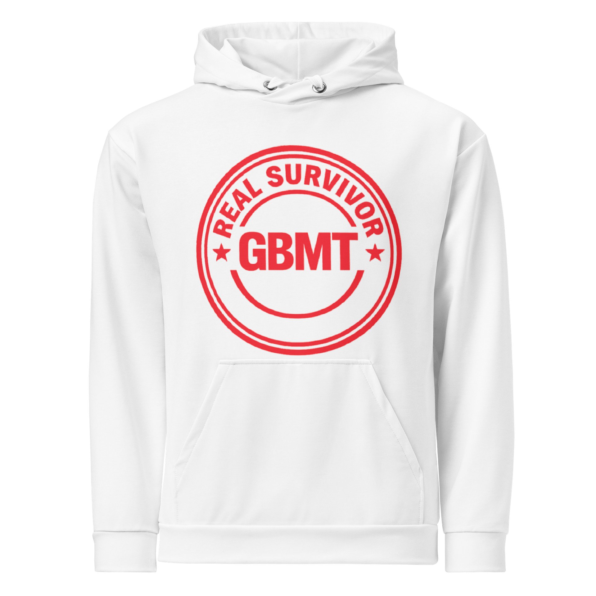 Real Survivor GBMT Hoodie – Red Edition product image (1)