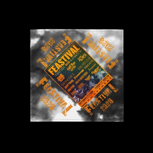 We have Feastival 2026 Bandanas!

Available in 3 different sizes (17x17