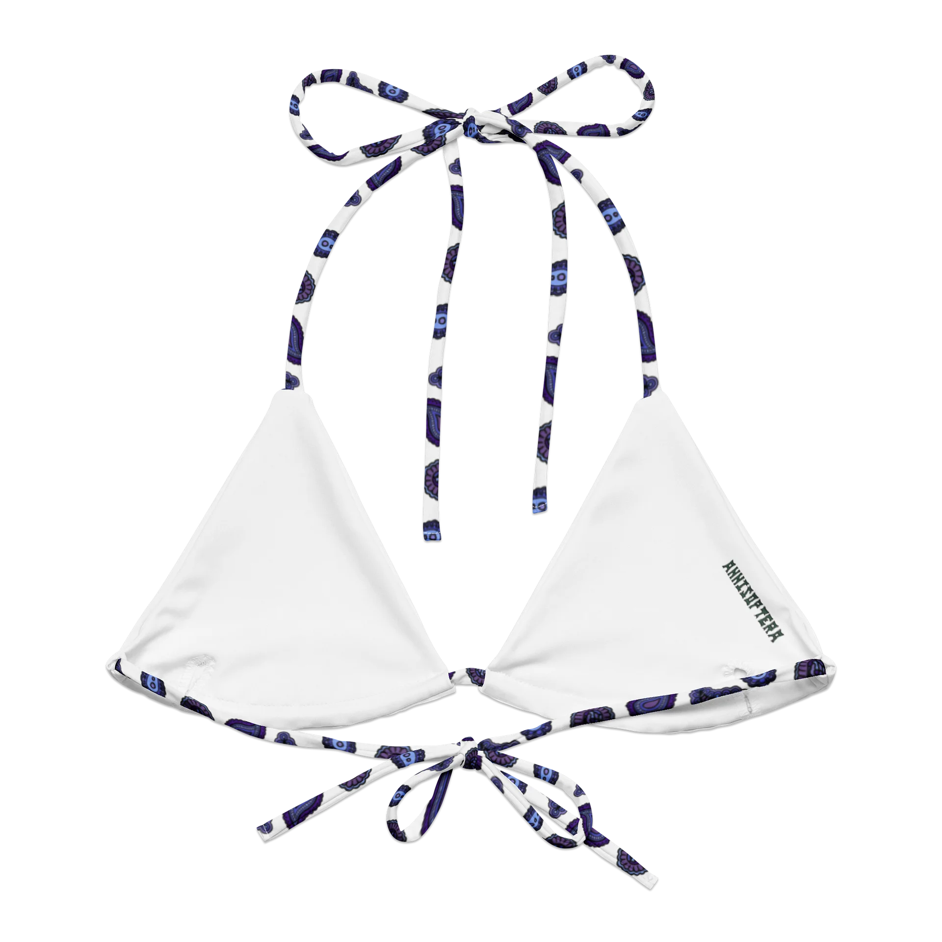 Trippy String Bikini Top Blue product image (1)