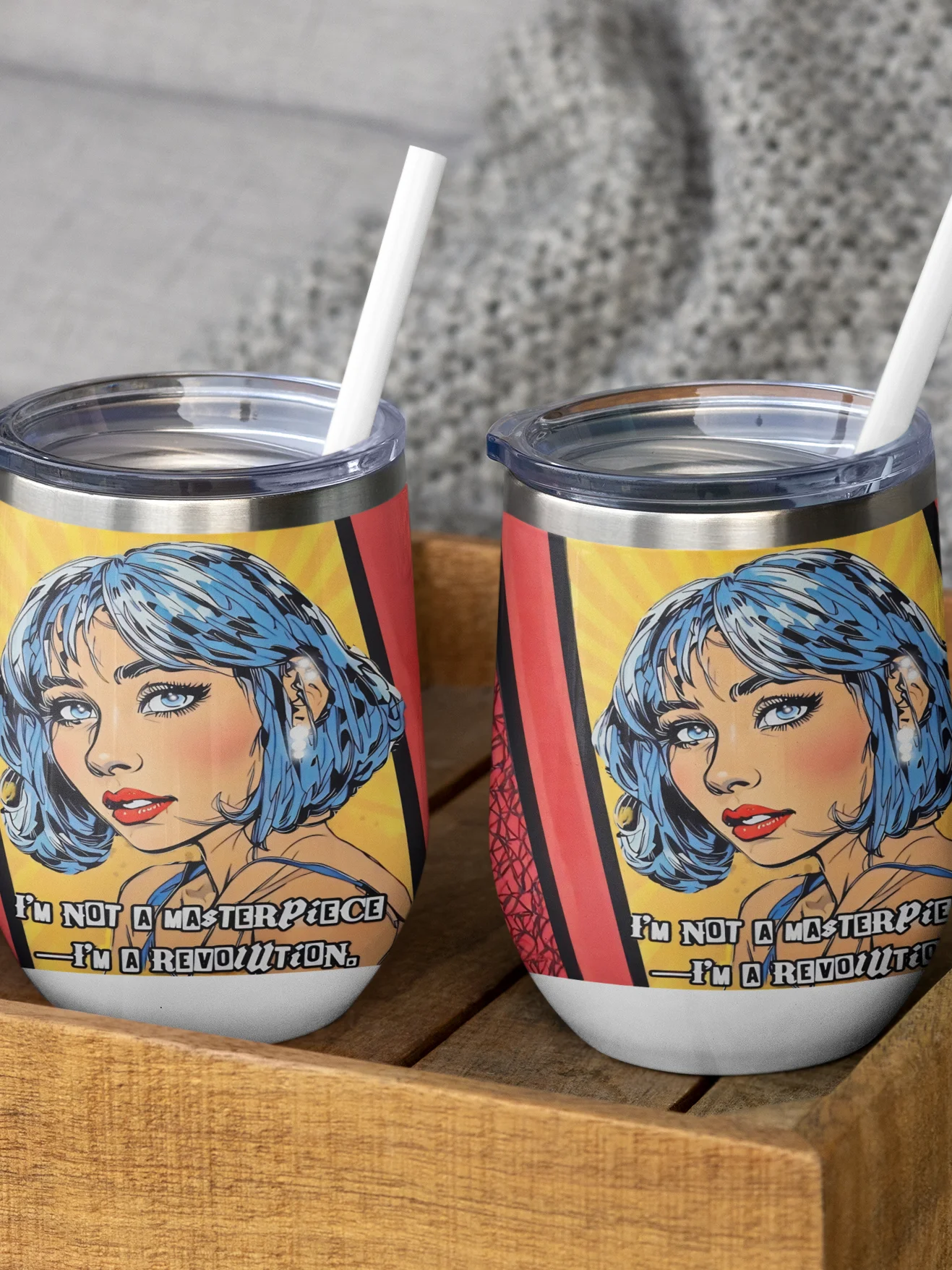 I'm Not a Masterpiece I'm a Revolution Tumbler product image (9)