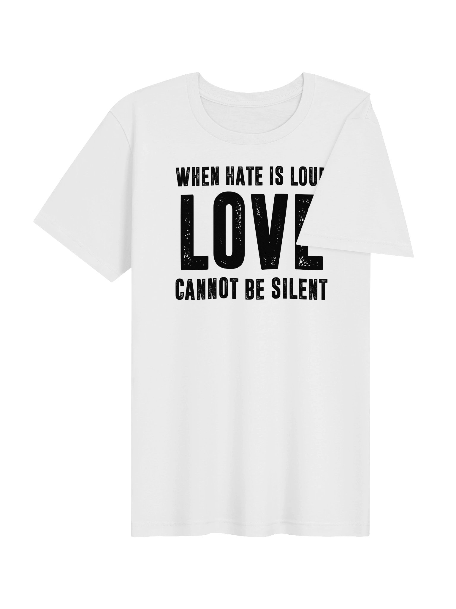 When Love White T-Shirt product image (4)