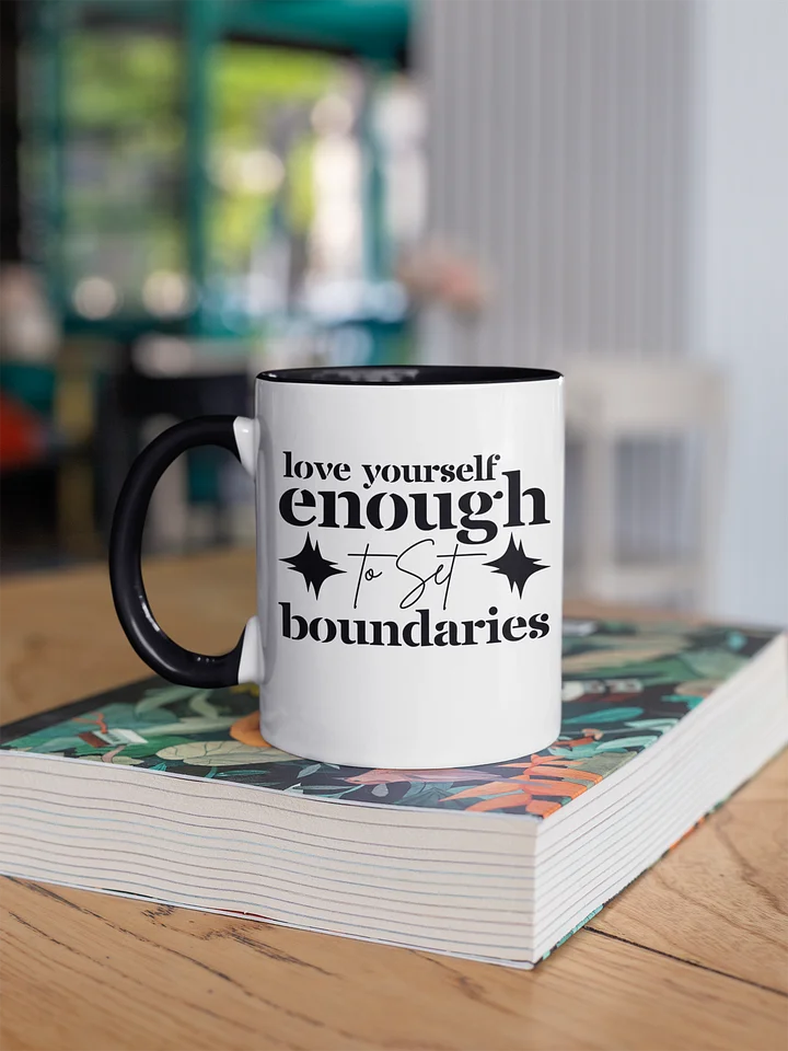 Love Yourself Enough Self-Care Ceramic Mug product image (1)