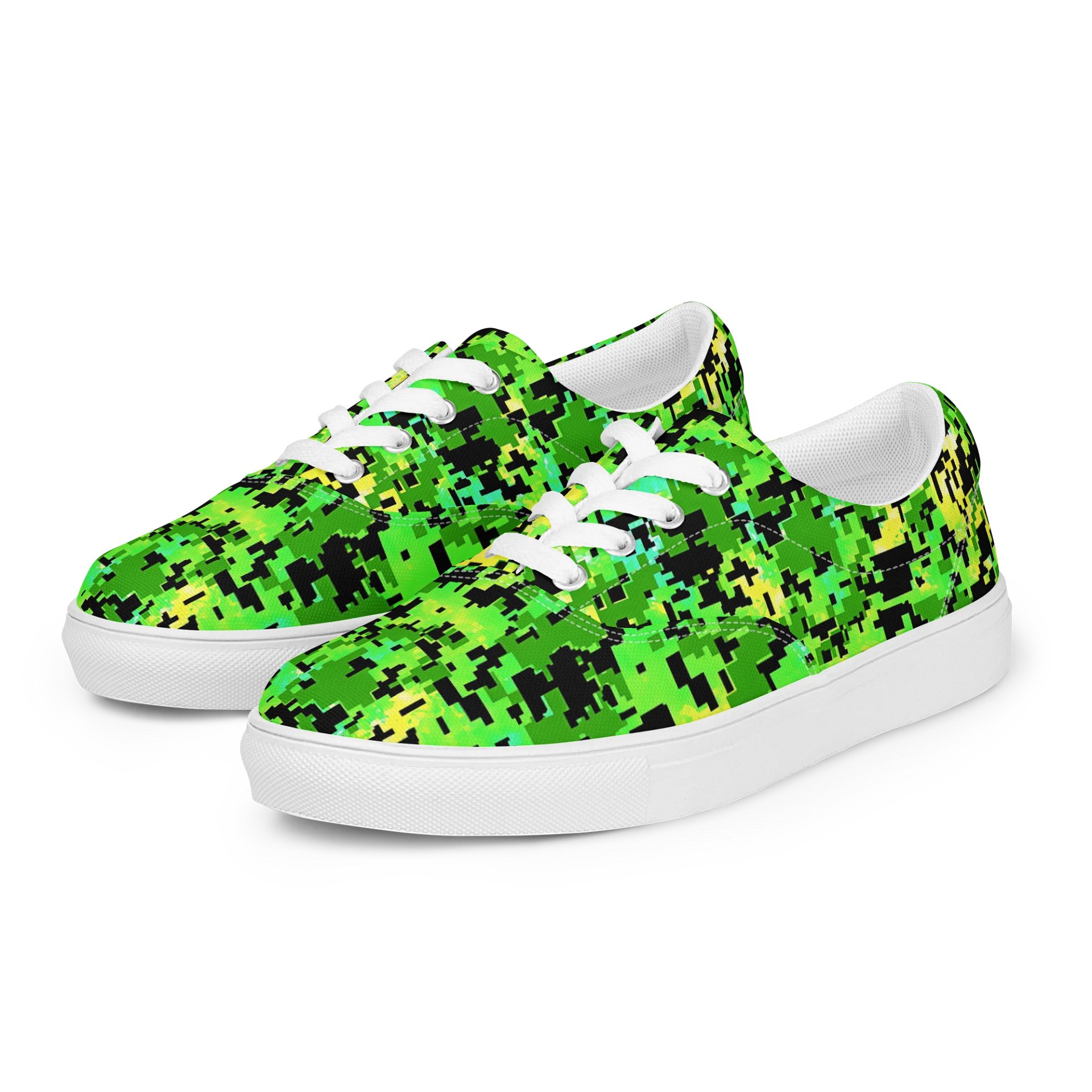 Pixel Camo Men's Canvas Sneakers product image (5)