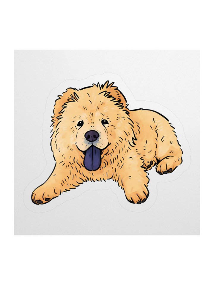 Fluffy Pie Tongue Out Sticker product image (3)