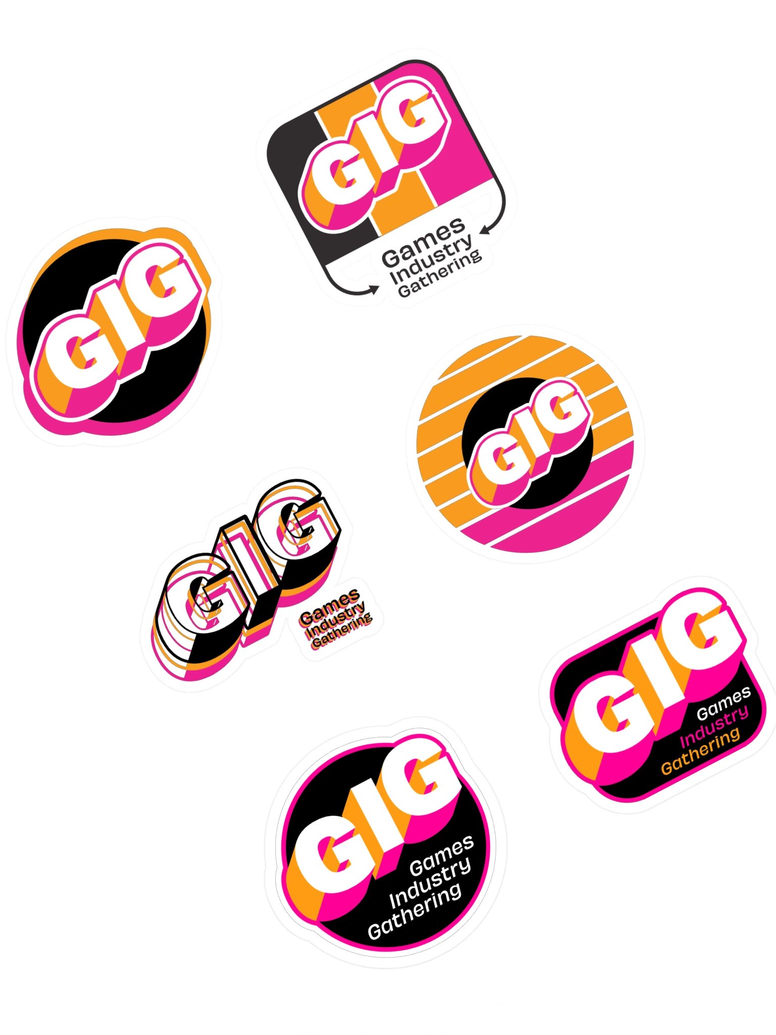 GIG Logo Sticker Set product image (1)