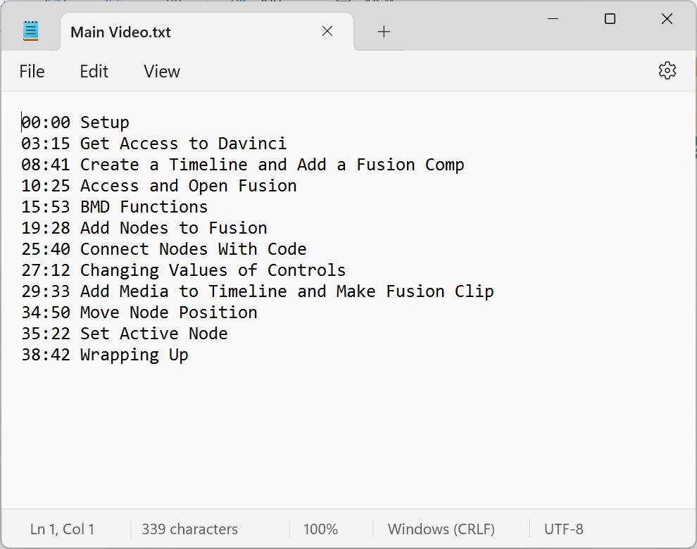 Flow To-Chapter | Davinci Resolve 18+ Script product image (4)