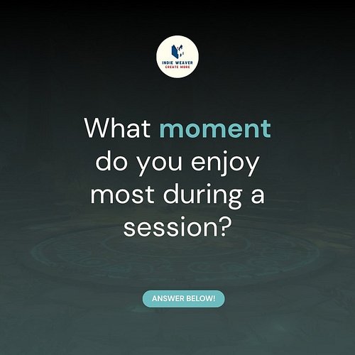 Quick question for the RPG community:

What moment do you enjoy most during a session?

⚔️ Tactical combat
🎭 Roleplaying scen...