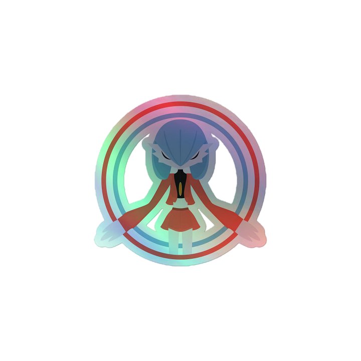 Helia (Lea) Illustration Holographic Sticker product image (1)