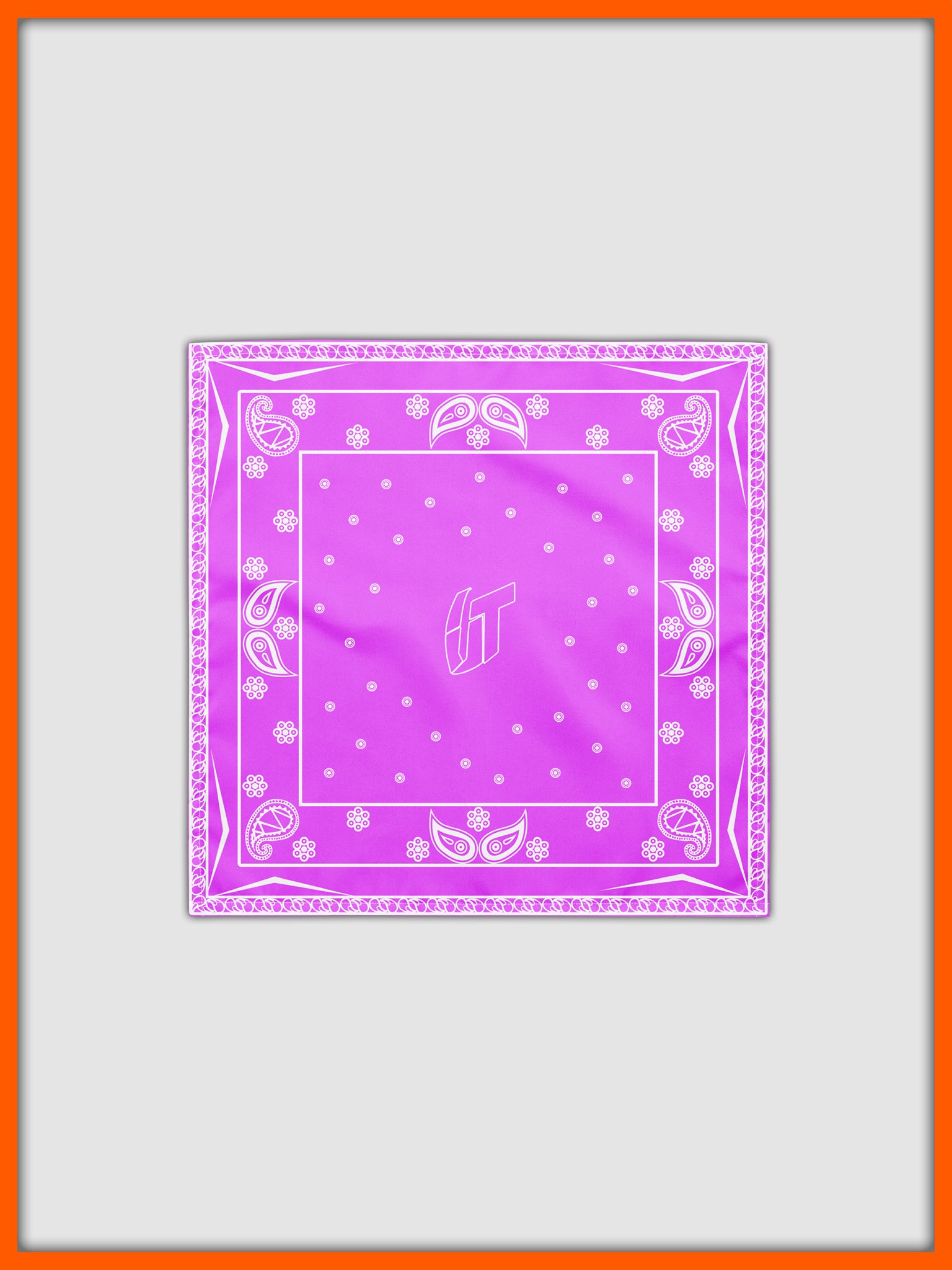 Classic UT Paisley Bandana (Pink) product image (1)