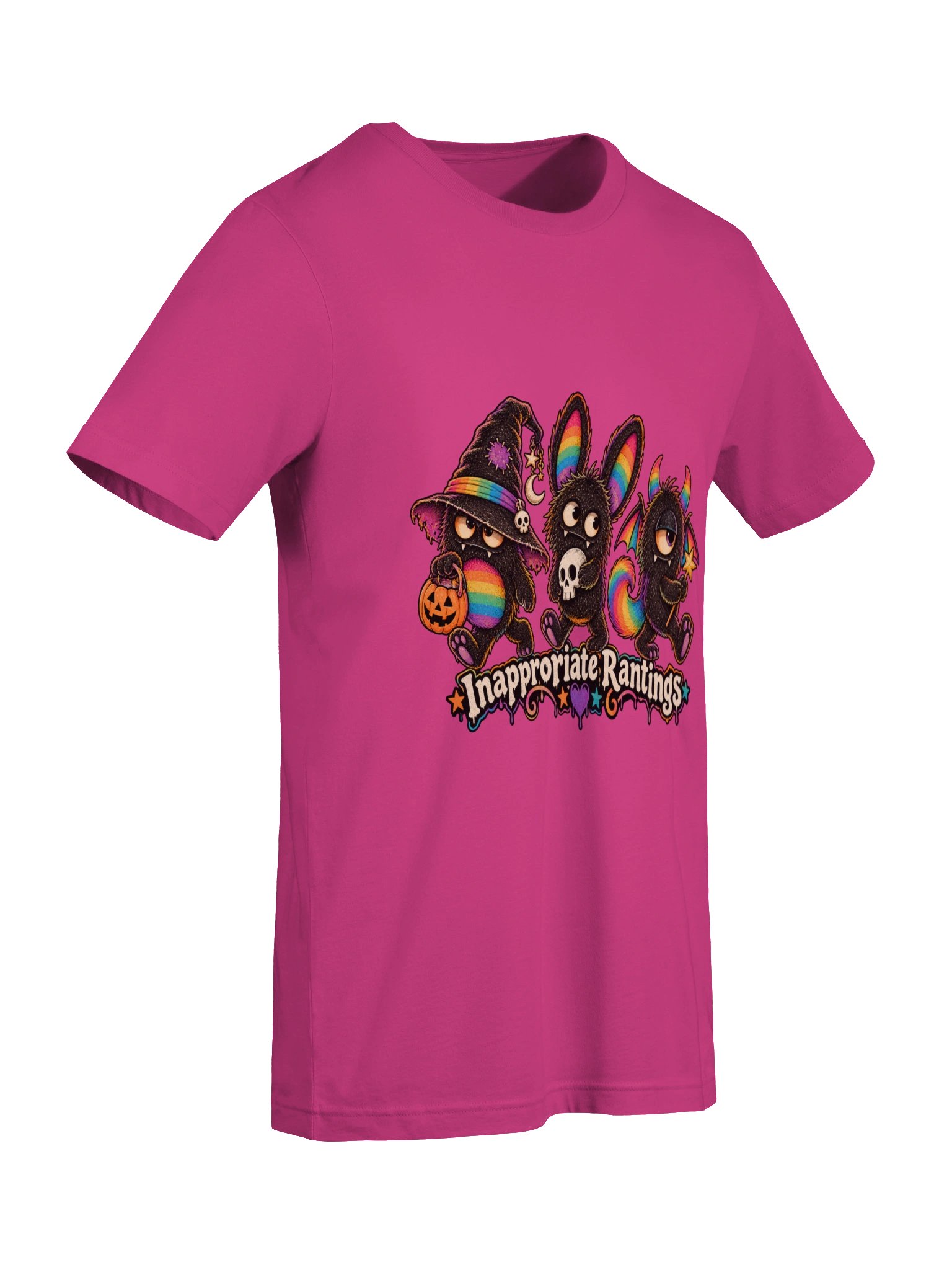 Rainbow Monsters Halloween Tee product image (105)