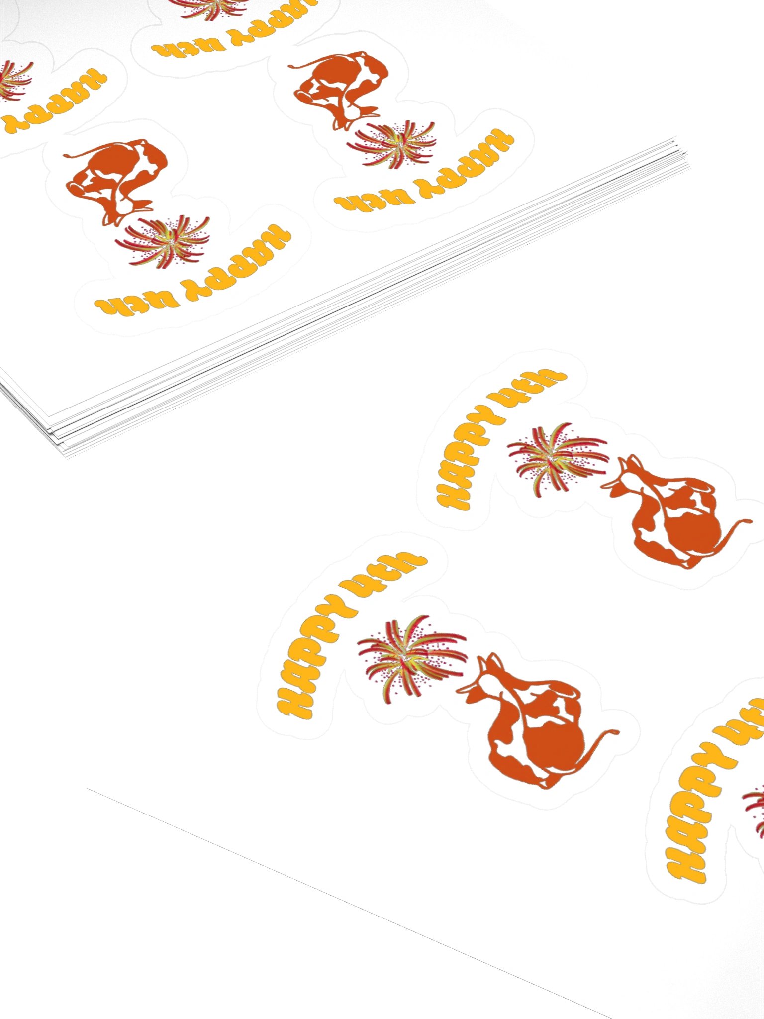 Happy 4th - Sticker (small) product image (4)