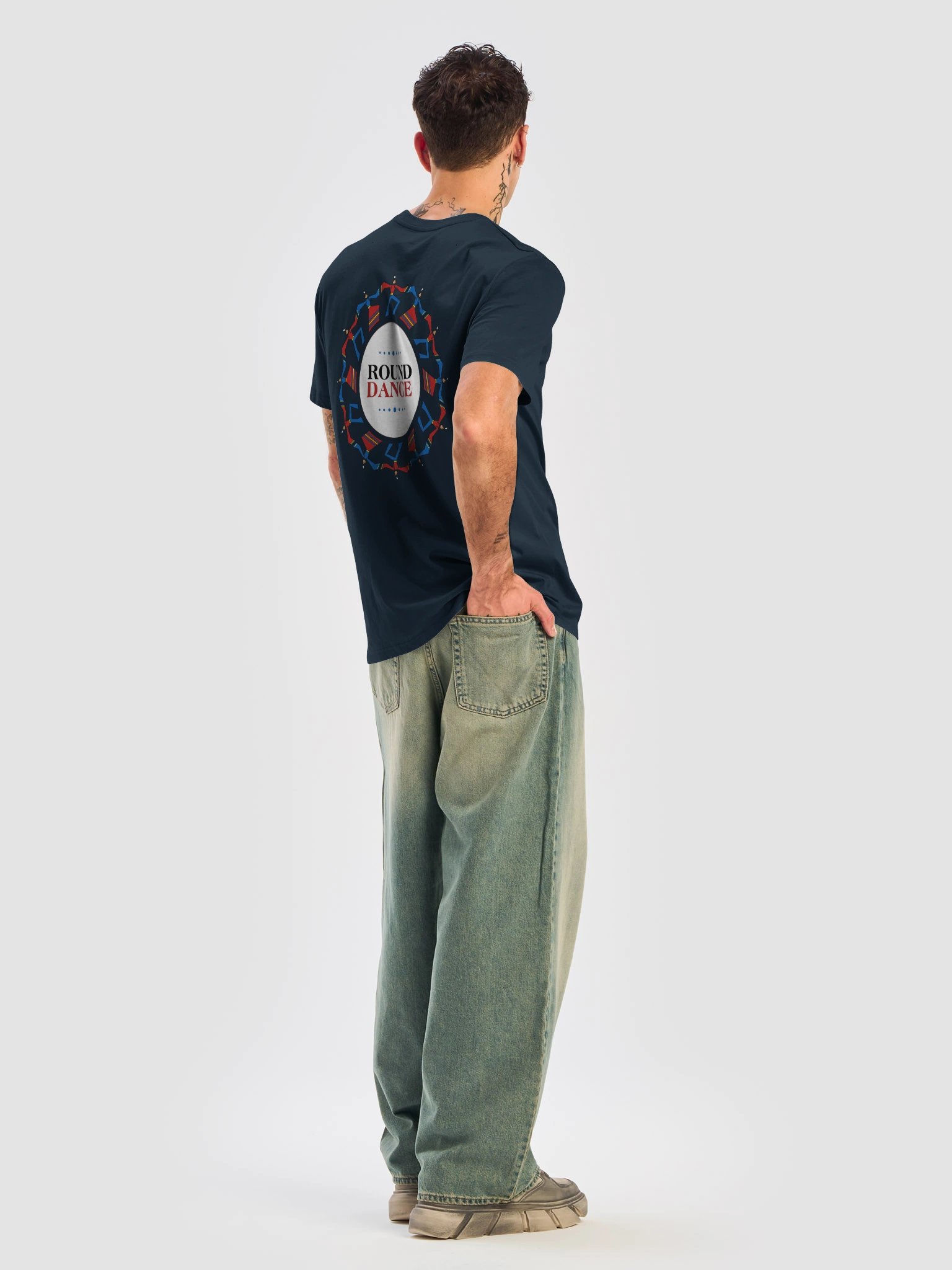Round Dance Organic Fitted Tee product image (31)