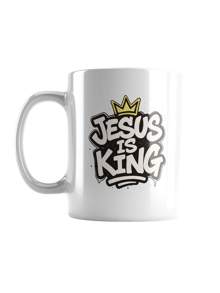JESUS IS KING | White Glossy Mug product image (1)