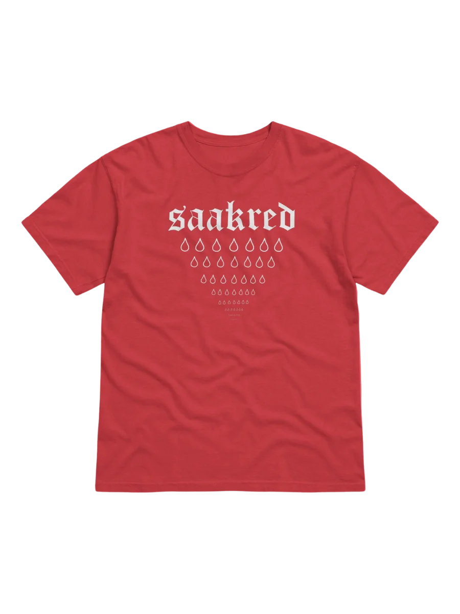 Saakred Tears Tee (red) product image (1)